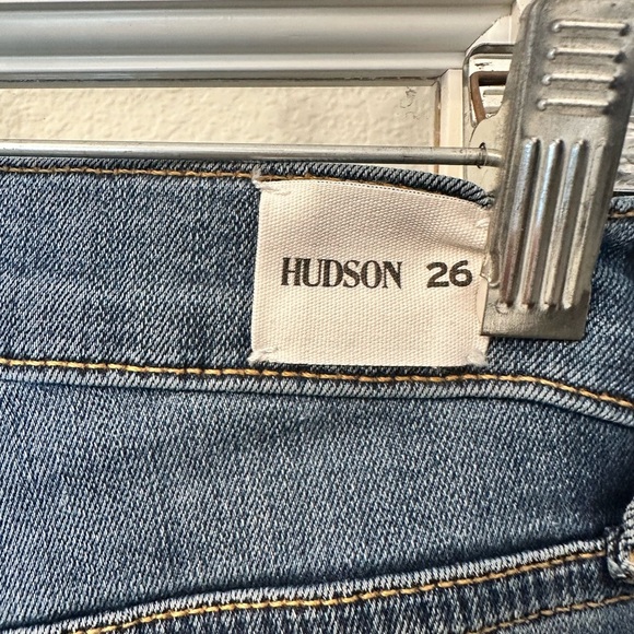 HUDSON Jeans Nico Midrise Super Skinny in Lagoon Women Size 26 $195 MSRP NWT - Picture 4 of 13